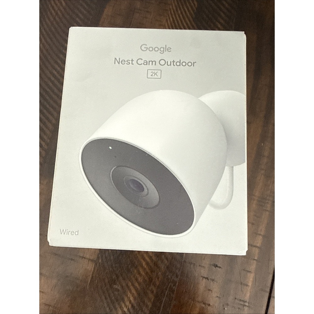 Google Nest Cam Outdoor 2nd Gen - Wired Security Camera with 2K Video Brand New